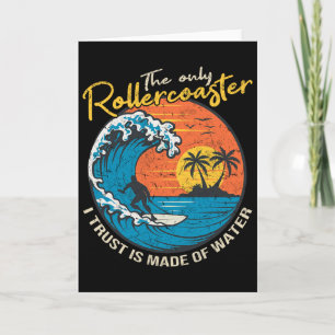 Großwellen-Surfing-Grafik-Ozean-Design für Surfer Karte