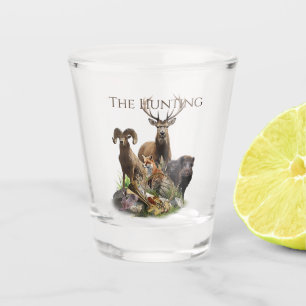 Großwildjagd Schnapsglas
