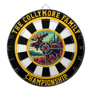 Großzügige Elch-Zielkunst Dartscheibe