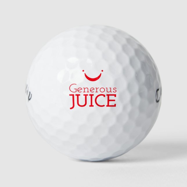 Großzügige Juice Golf Balls-Callaway Golfball (Vorderseite)