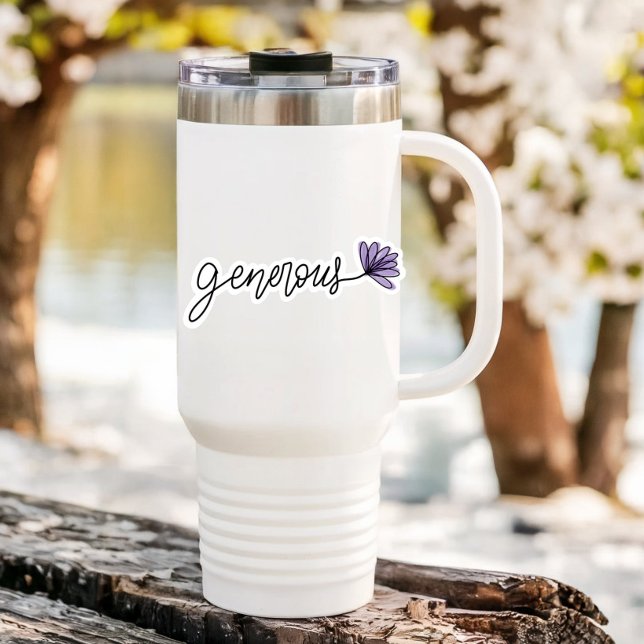 Großzügige Word-Blume | Die Aufkleber (Generous Affirmation Sticker)