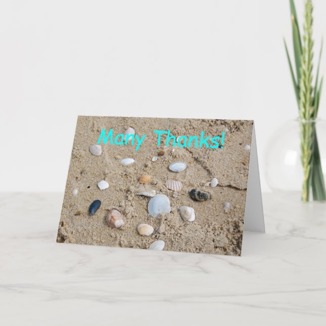 Großzügigkeit - Danksagkarte Dankeskarte (Vorderseite)