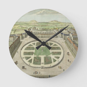 Grosvenor quadrieren, für "die Übersicht des Runde Wanduhr