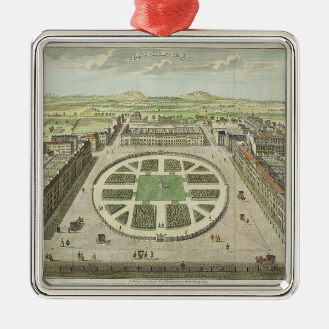 Grosvenor quadrieren, für "die Übersicht des Silbernes Ornament (Vorne)