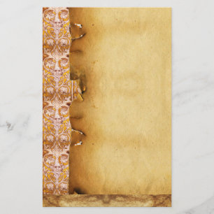 GROTESQUE GESICHT MIT GOLDWEISSEN FLORALPARKPLÄTZE BRIEFPAPIER