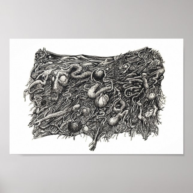 Grotesque Number 1, eingereicht von Brian Benson, Poster (Vorne)