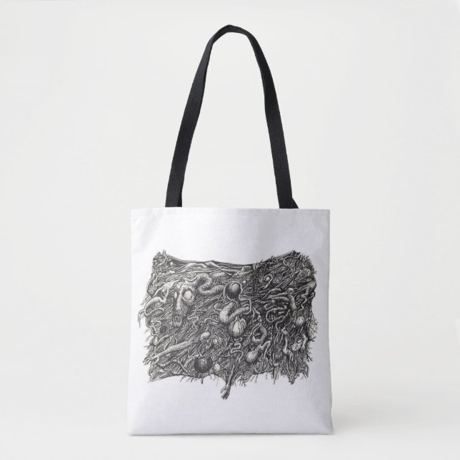 Grotesque Number 1 von Brian Benson Tote Bag (Vorderseite)