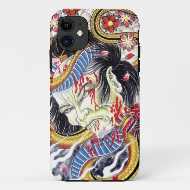 Grotesque & Snake Tattoo Design Case-Mate iPhone Hülle (Rückseite)