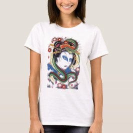 Grotesque & Snake Tattoo Design T-Shirt