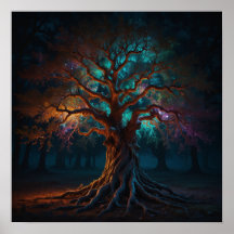 Grotesque Verzierte Binärbaum-Einheit Zweigstelle