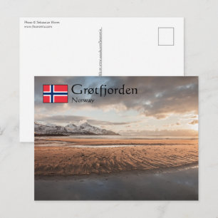 Grotfjorden Norwegen Postkarte