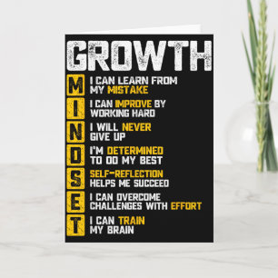 Groth Mentalität Motivationsspruch Inspirierend Ro Karte