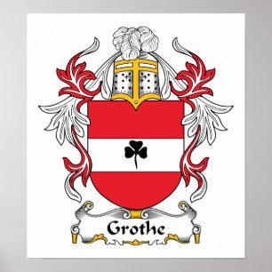 Grothe Familienwappen Poster