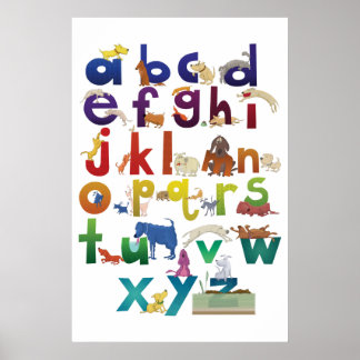 Grotke Alphabet Hunde Poster