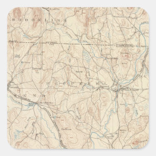 Groton, Massachusetts Quadratischer Aufkleber