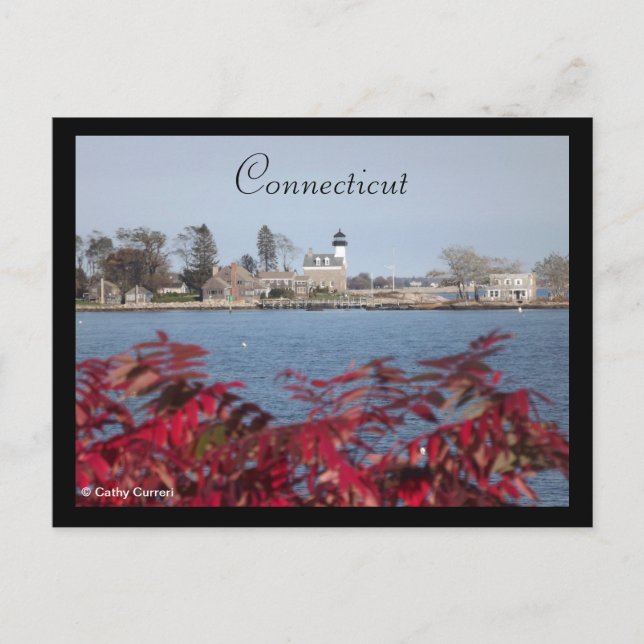 Groton, Postkarte Connecticut (Vorderseite)