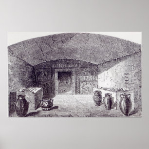 Grotta Campana zum Zeitpunkt ihrer Entdeckung Poster