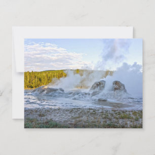 Grotto Geyser, Yellowstone Nationalpark Postkarte