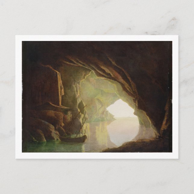 Grotto im Golf von Salerno, Sunset, c.1780-1 Postkarte (Vorderseite)