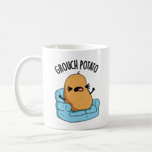 Grouch Potato Funny Veggie Puns Kaffeetasse