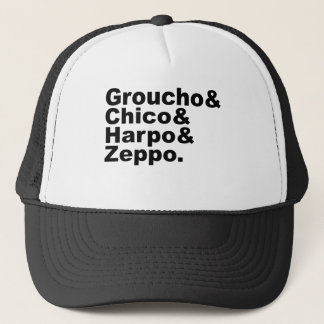 Groucho & Chico & Harpo & Zeppo Truckerkappe