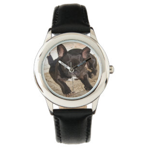 Grouchy French Bulldog Armbanduhr
