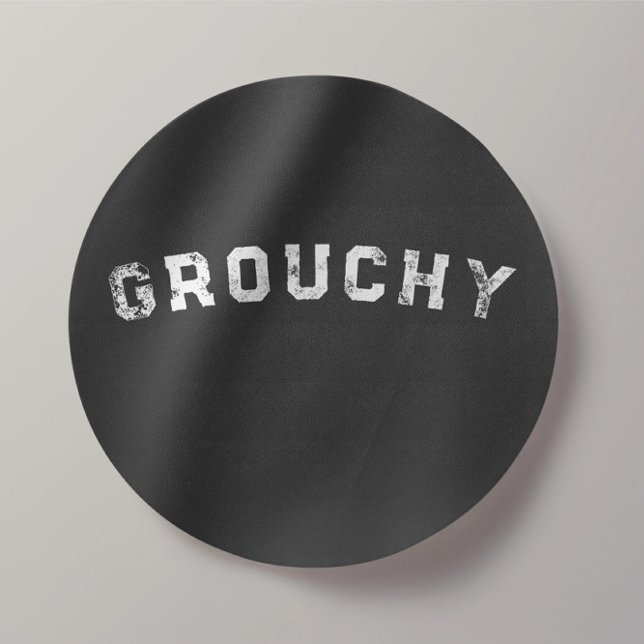 Grouchy Mood Funny Quote Sticker (Von Creator hochgeladen)