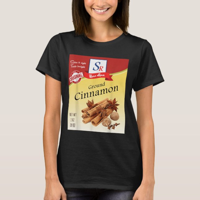 Ground Cinnamon Sce Condiment Costume Holiday Sce  T-Shirt (Vorderseite)