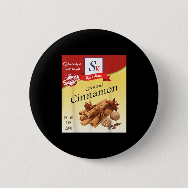Ground Cinnamon Sce Konditorei Kostüm Button (Vorderseite)