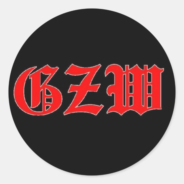 Ground Zero Warhead Runder Aufkleber (Vorderseite)