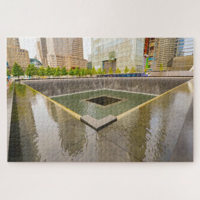 Ground Zero Wasserfeature New York Puzzle (Horizontal)
