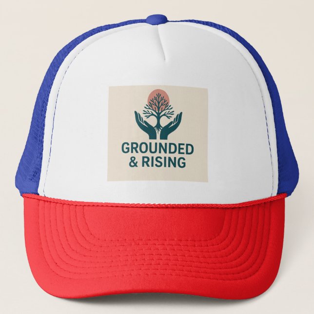 Grounded & Rising  Truckerkappe (Vorderseite)