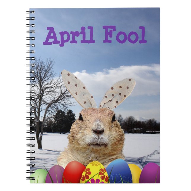 Groundhog April Narr Day Notizblock (Vorderseite)