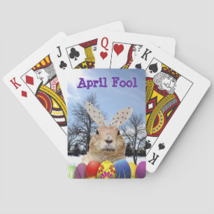 Groundhog April Narr Day Spielkarten