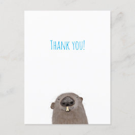 Groundhog danke Ihnen Postcard Postkarte