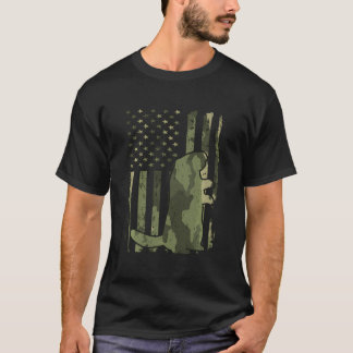 Groundhog Day 2023 Camouflage American Flag Boden T-Shirt