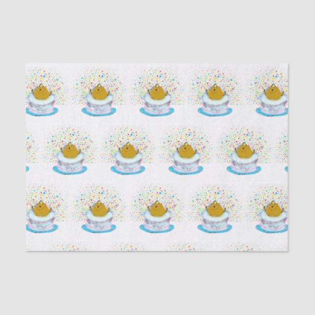 Groundhog Day Birthday Seidenpapier (Vorderseite)