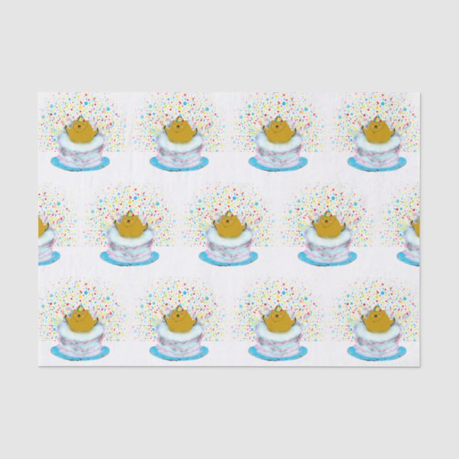 Groundhog Day Birthday Seidenpapier (Vorderseite)