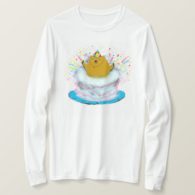 Groundhog Day Birthday T-Shirt (Design vorne)