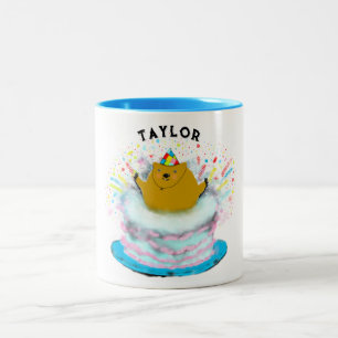 Groundhog Day Birthday Zweifarbige Tasse