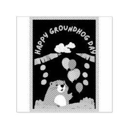 Groundhog Day Celebration: Schatten oder Schein? Permastempel