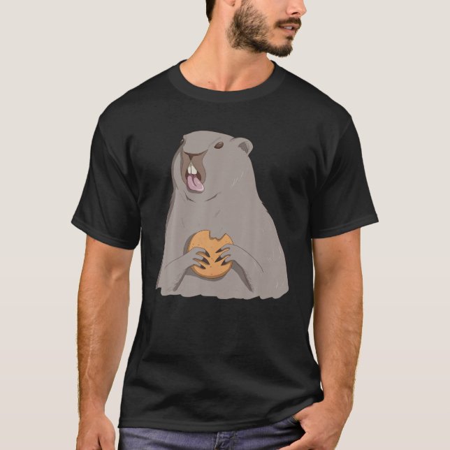 Groundhog Day Geschenk Funny Woodchuck T-Shirt Ret (Vorderseite)