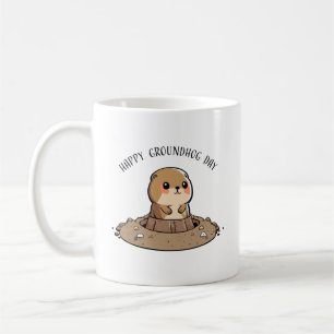 Groundhog Day Kawaii Tasse