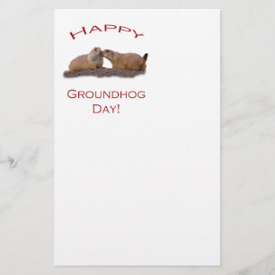Groundhog Day-Kuss Briefpapier