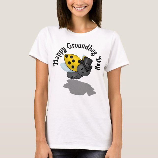 Groundhog Day Ladybug T-Shirt (Vorderseite)
