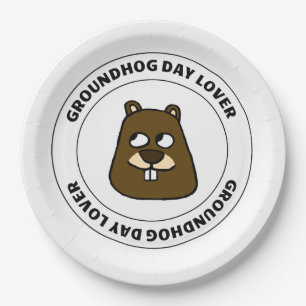 Groundhog Day Lover Pappteller