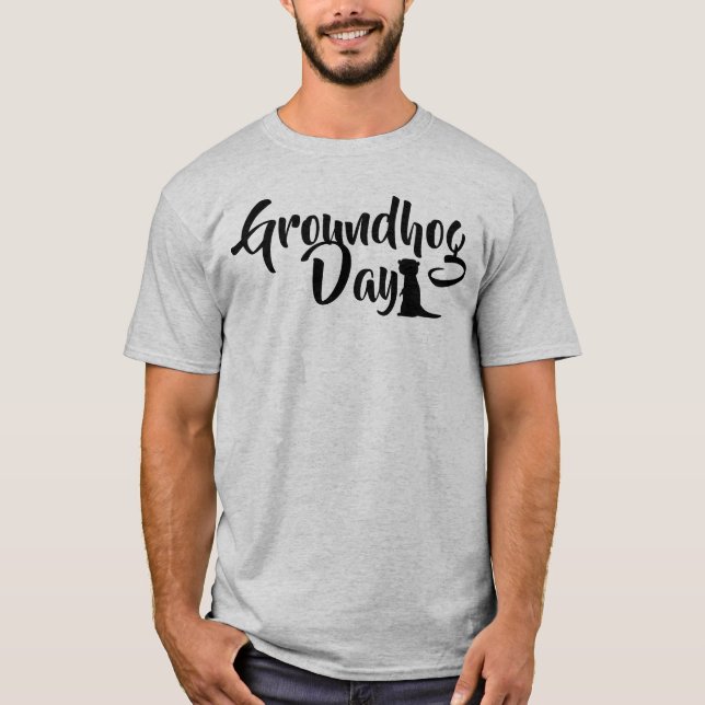 Groundhog Day mit Groundhog Shadow T-Shirt (Vorderseite)
