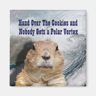 Groundhog Day Polar Vortex Magnet