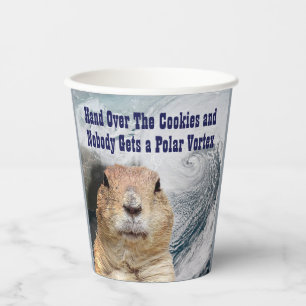 Groundhog Day Polar Vortex Pappbecher