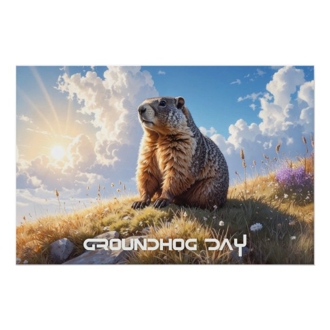 GROUNDHOG DAY POSTER (Vorderseite)